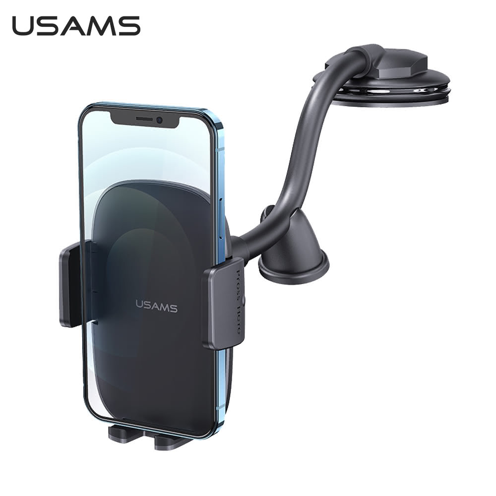 【USAMS】擋風玻璃兩用車載手機支架