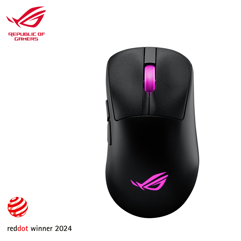 【ASUS 華碩】ROG Keris II Origin 無線電競滑鼠 黑色