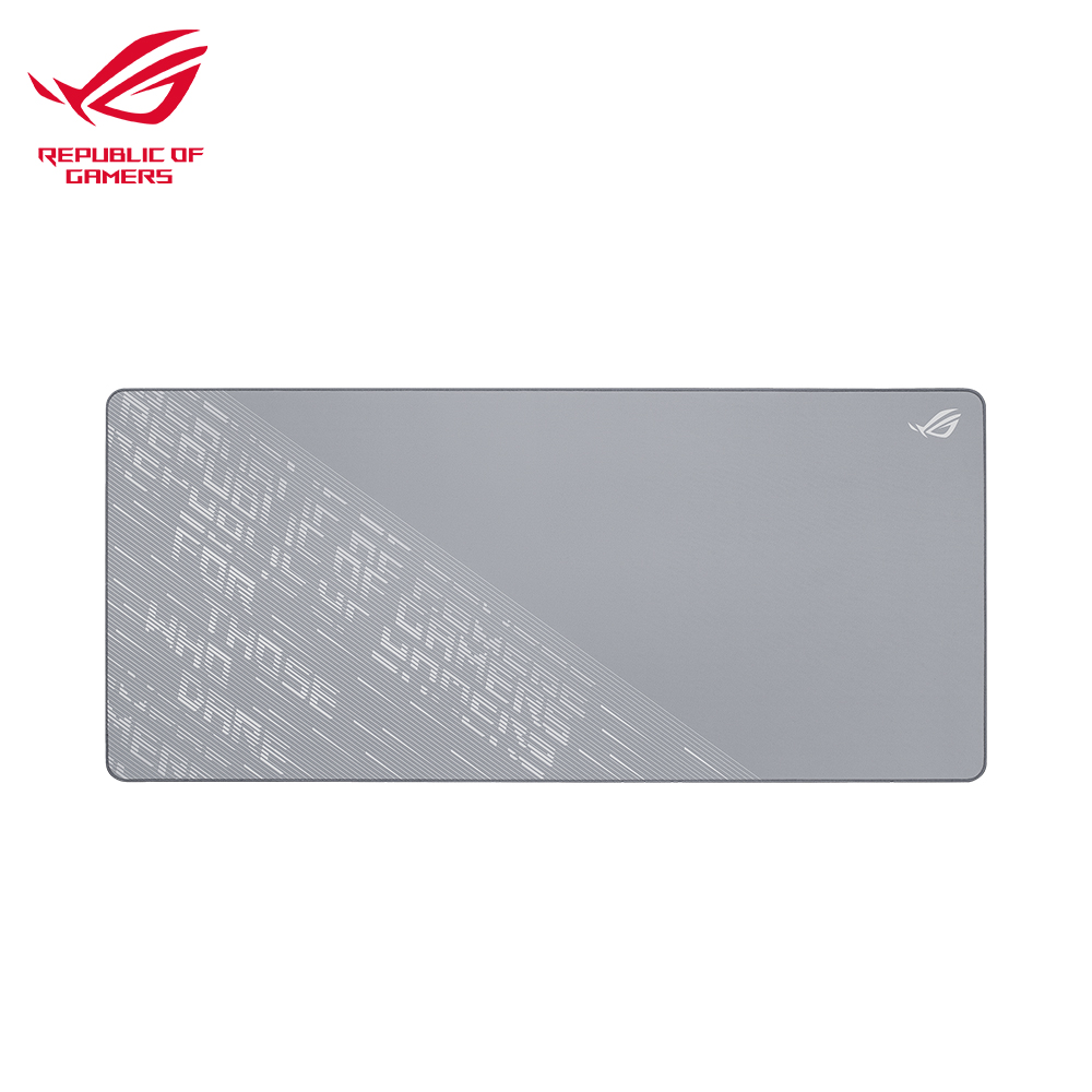 【ASUS 華碩】ROG Scabbard II Arctic Gray XXL 電競鼠墊