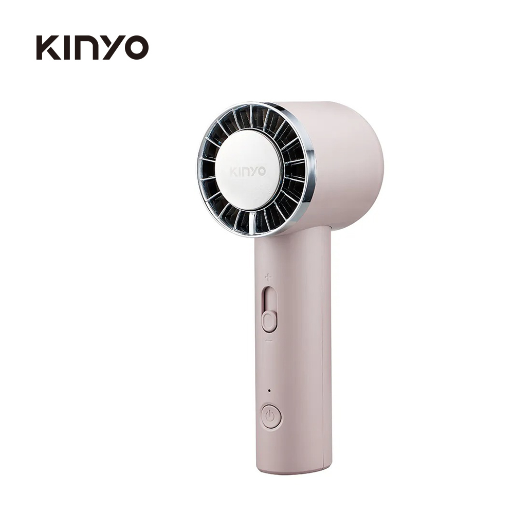 【KINYO】UF-3020 冰旋風充電風扇｜奶茶