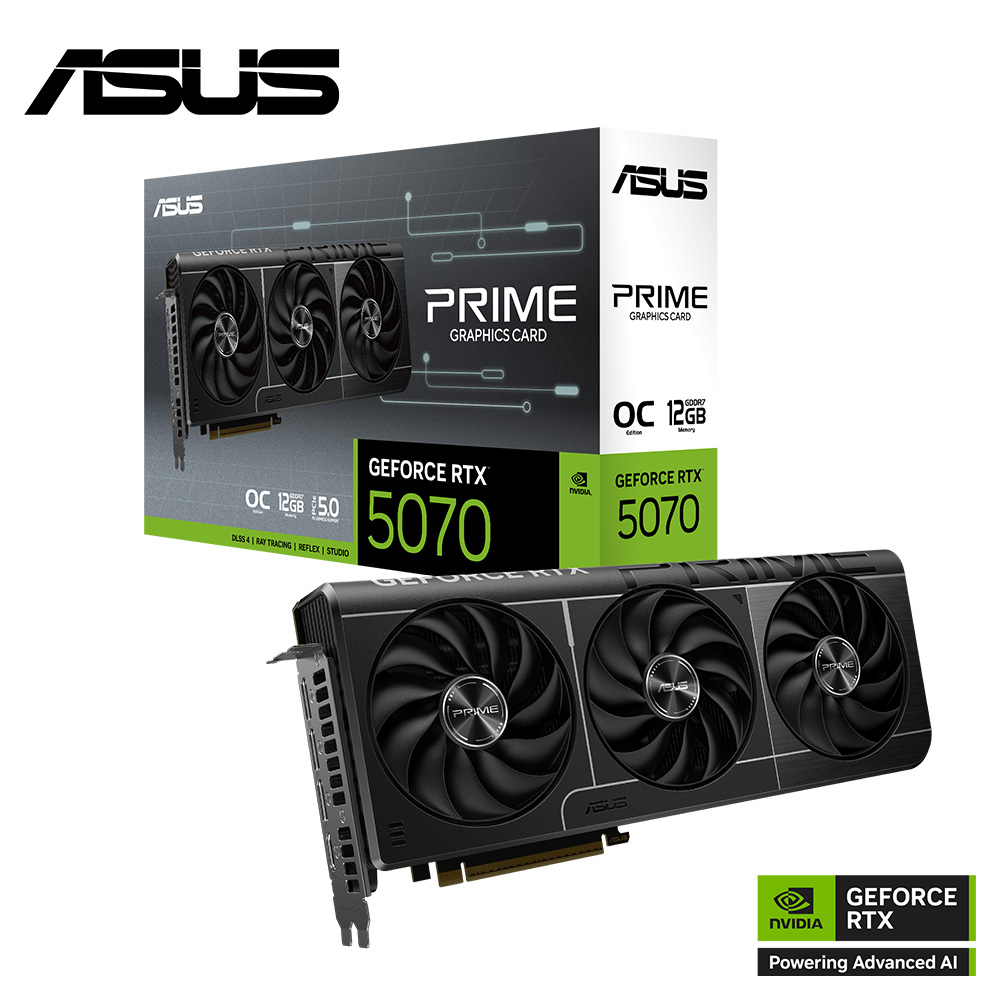 【ASUS 華碩】PRIME-RTX5070-O12G 顯示卡