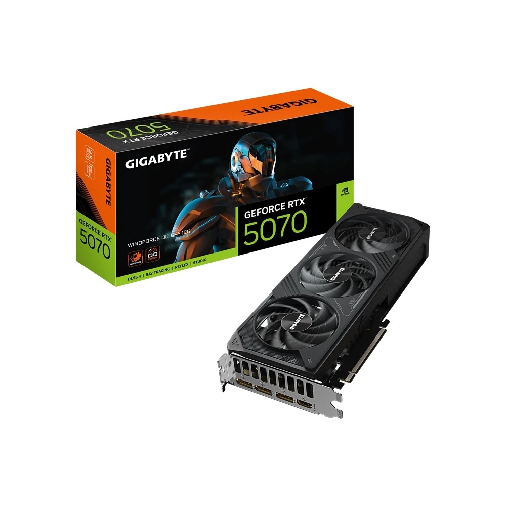【GIGABYTE 技嘉】RTX5070 WINDFORCE OC SFF 12G 顯示卡