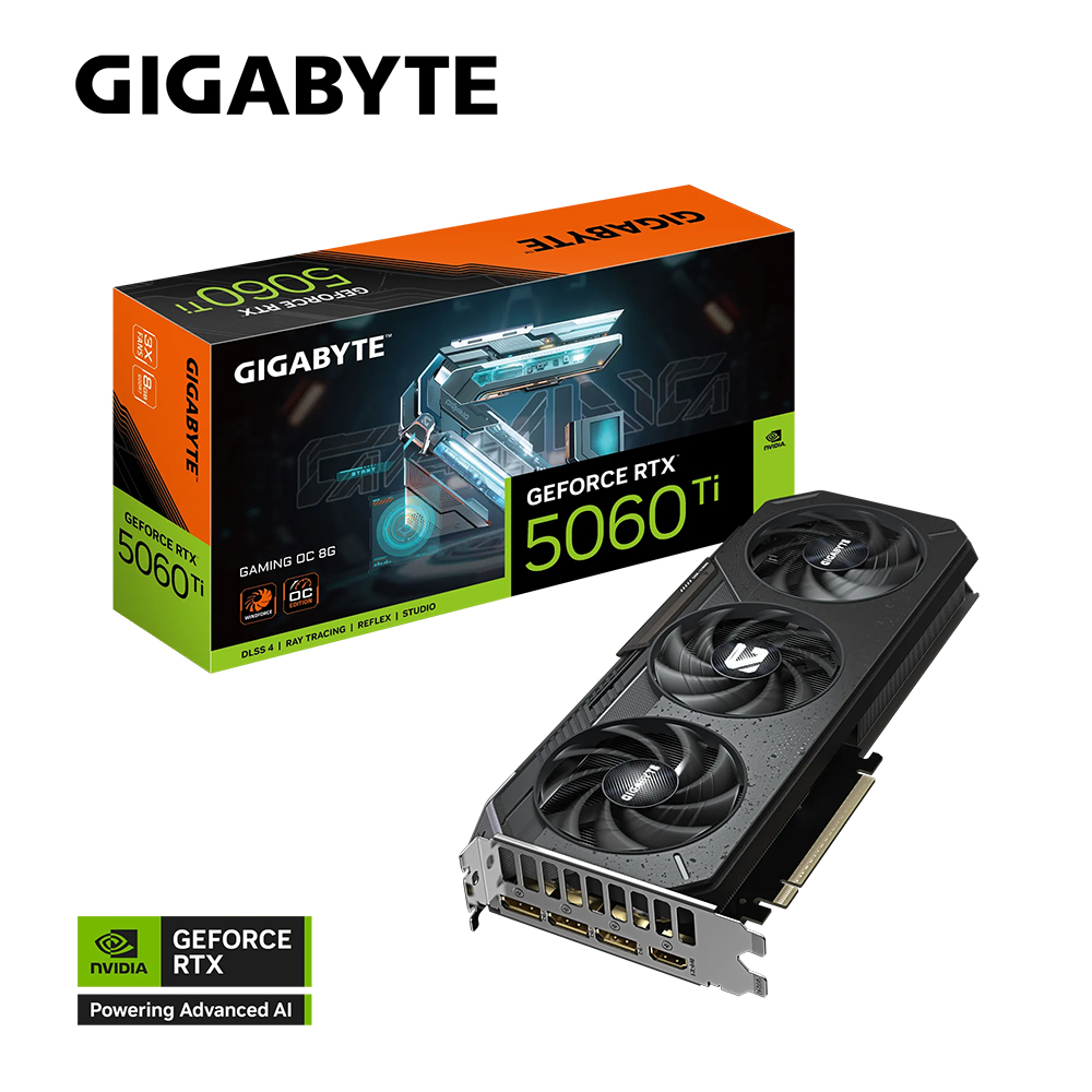 【GIGABYTE 技嘉】RTX 5060 Ti GAMING OC 8G 顯示卡