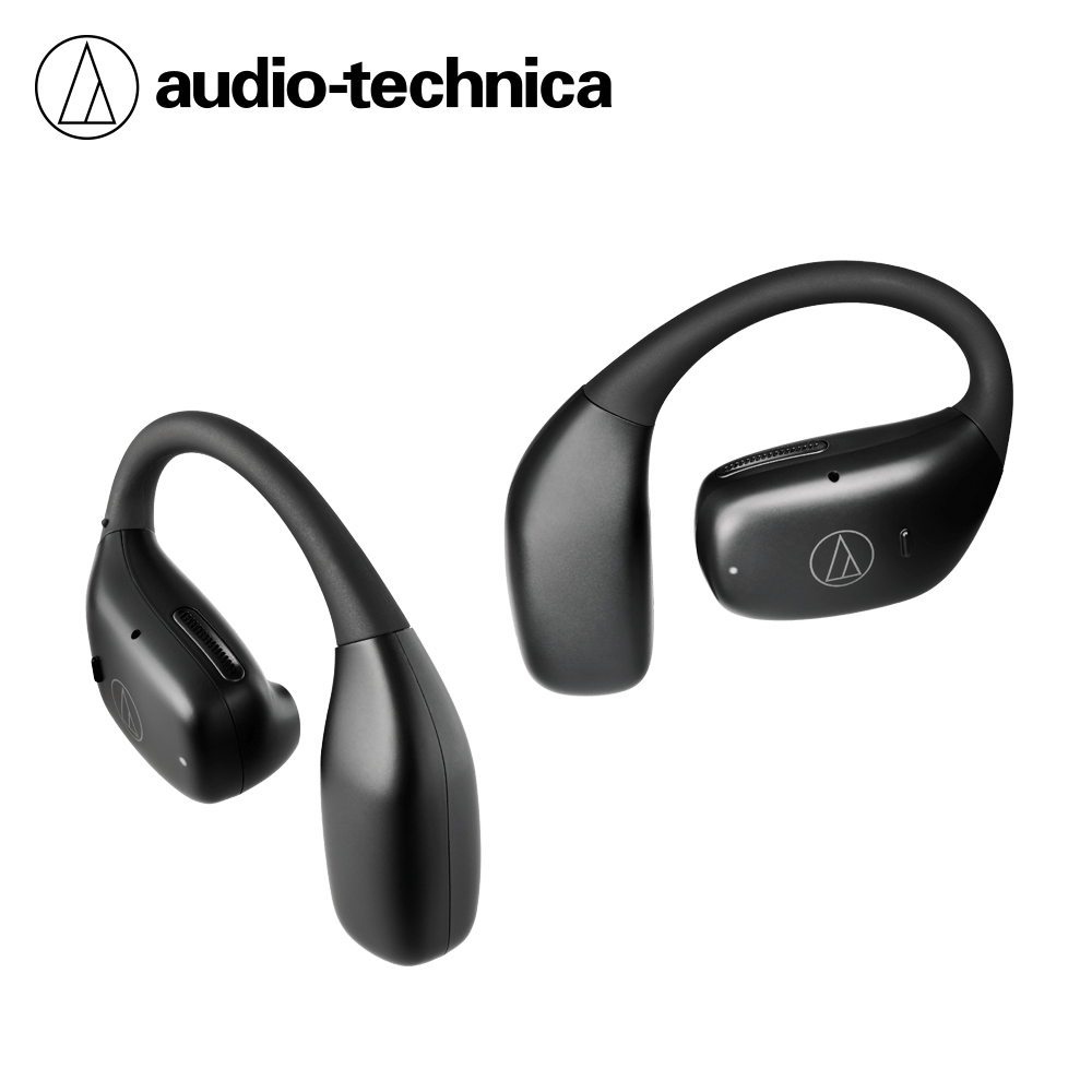 【audio-technica 鐵三角】ATH-AC5TW 開放式無線耳掛式耳機 黑色