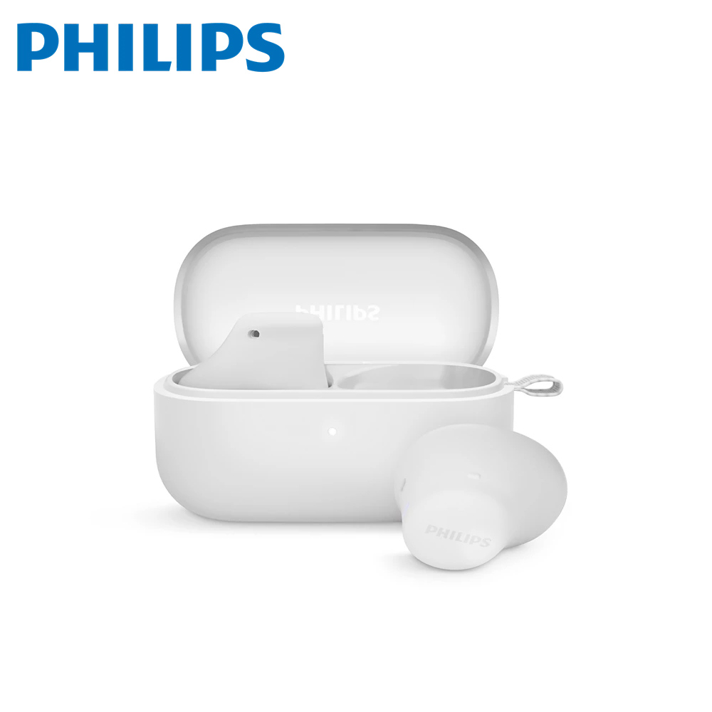 【Philips 飛利浦】TAT2149WT 藍牙耳機｜白色