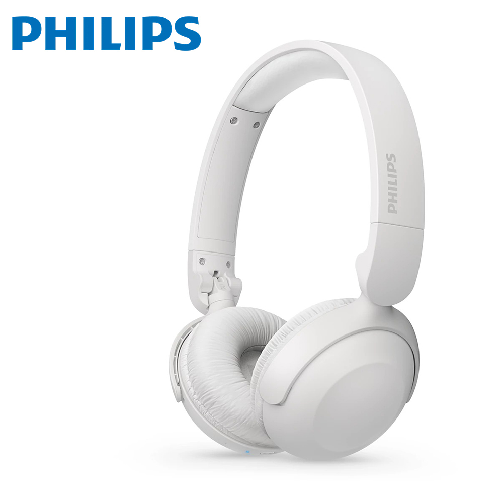 【Philips 飛利浦】TAH2209WT 降噪藍牙頭戴耳機｜白色