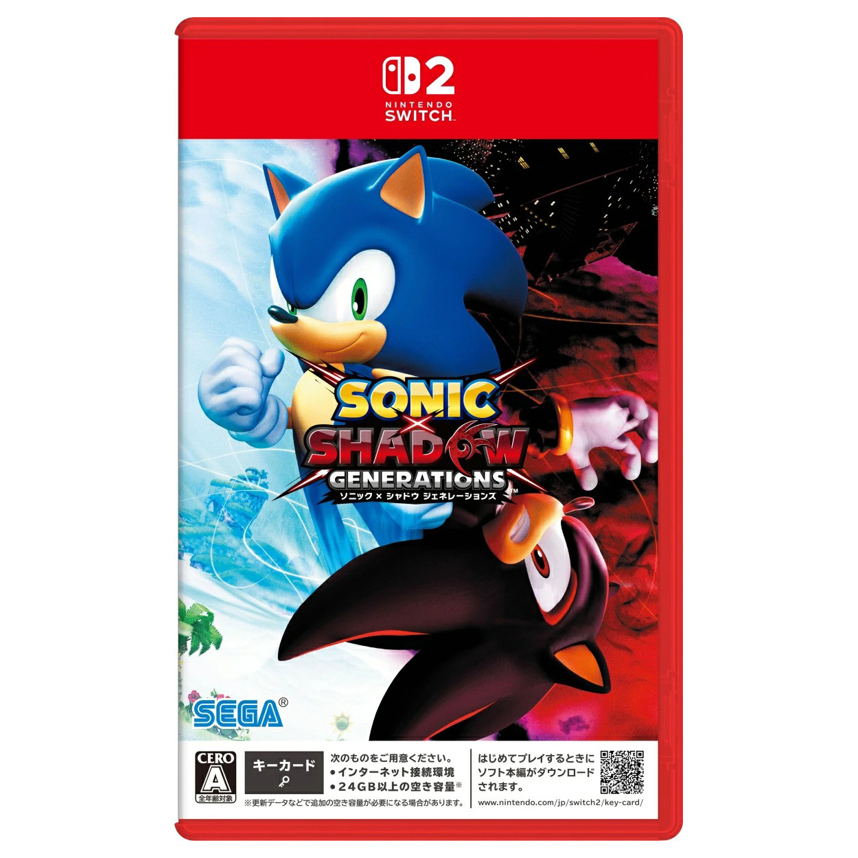 預購【NS2 遊戲】索尼克 × 夏特 世代重啟