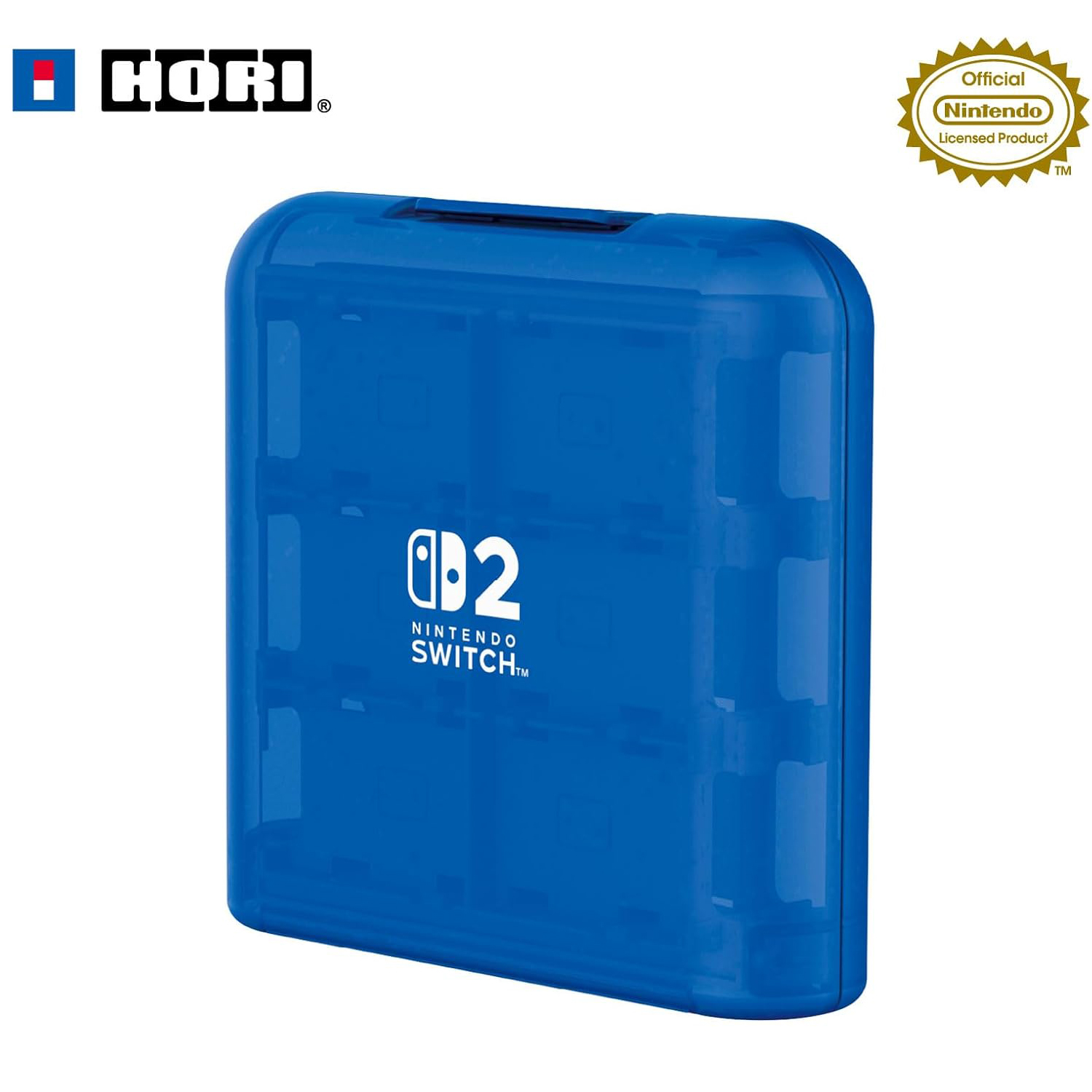 【NS2 周邊】HORI 遊戲卡盒 24枚收納 -藍色｜NSX-070