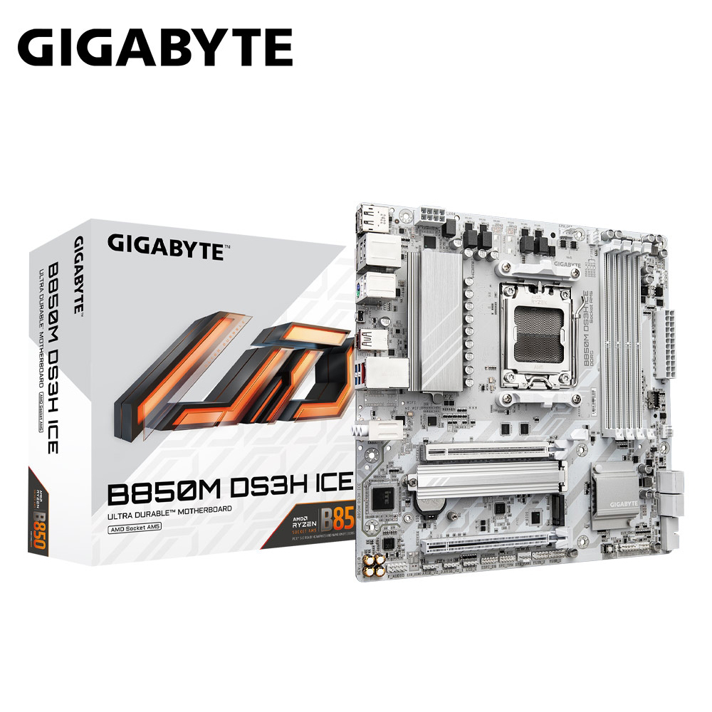 【GIGABYTE 技嘉】B850M DS3H ICE AMD 主機板
