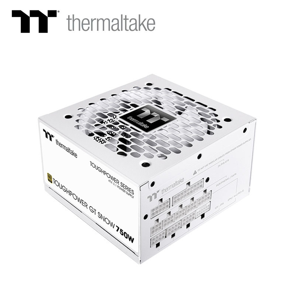 【Thermaltake 曜越】鋼影 TOUGHPOWER GT 750W 金牌電源供應器 白色