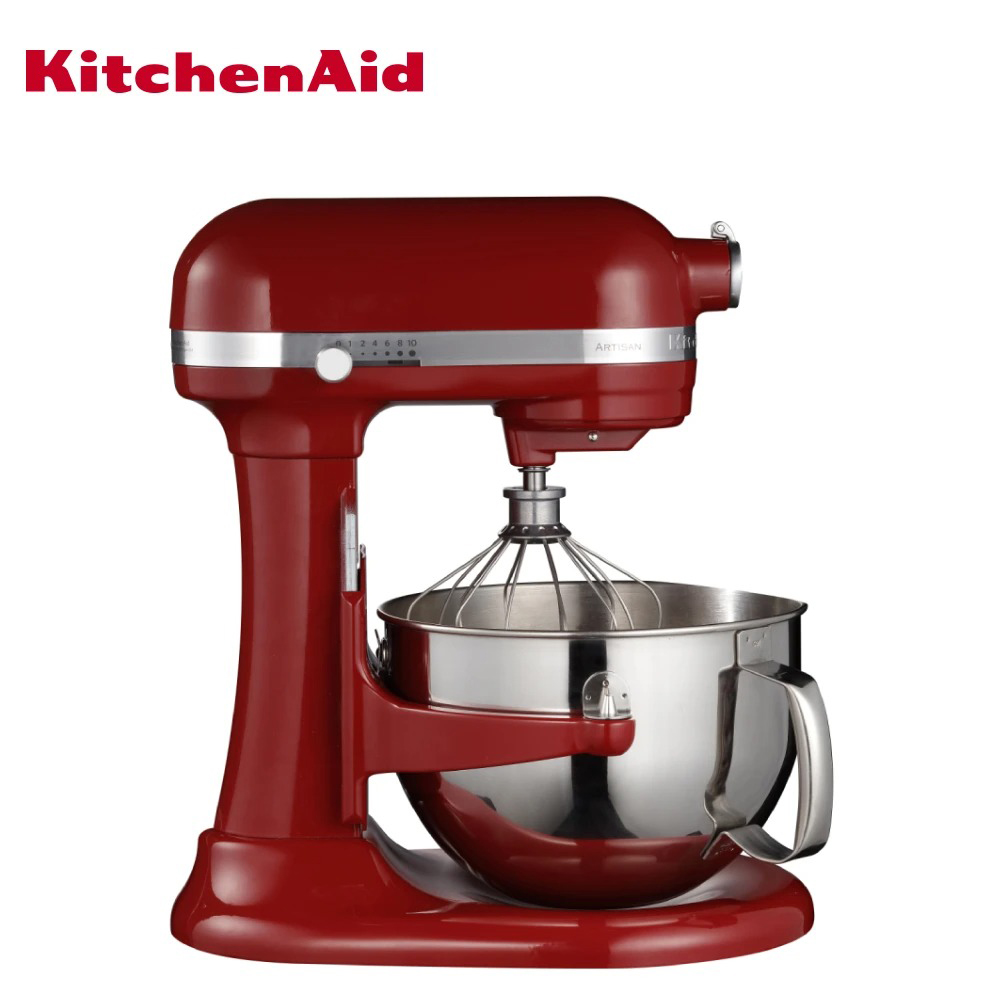 【KitchenAid】6Q 桌上型升降式攪拌機 5.7公升｜經典紅