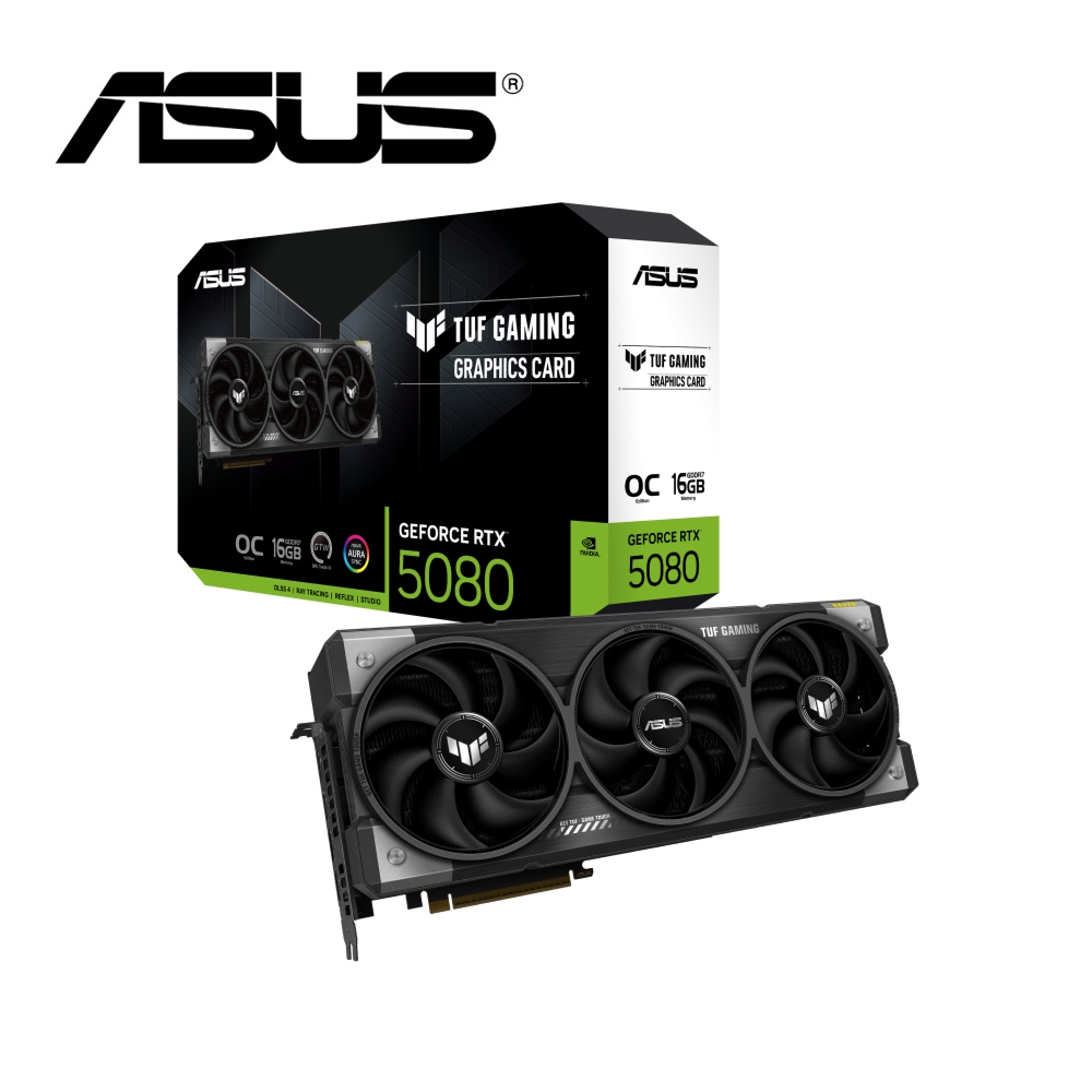 【ASUS 華碩】TUF RTX5080 O16G GAMING 顯示卡