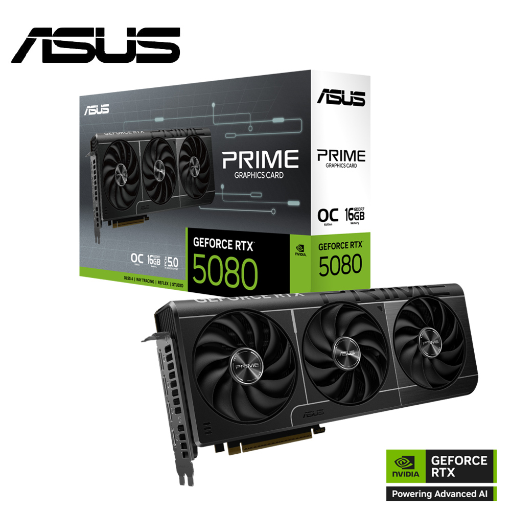 【ASUS 華碩】PRIME-RTX5080-O16G 顯示卡