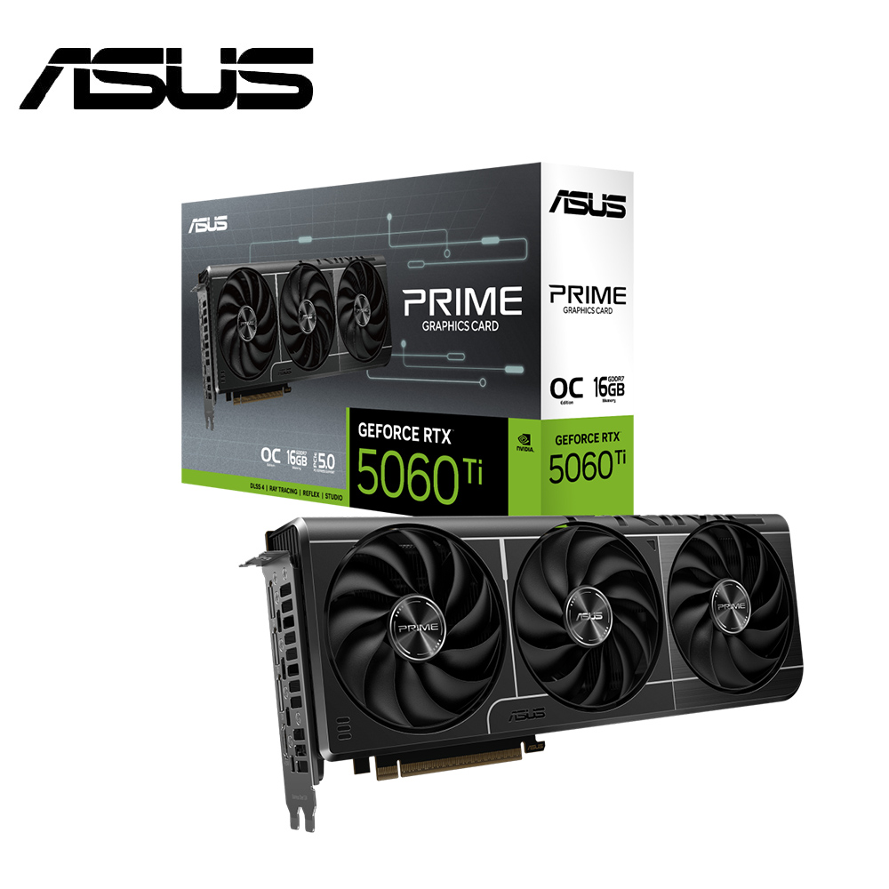 【ASUS 華碩】PRIME-RTX5060TI-O16G 顯示卡