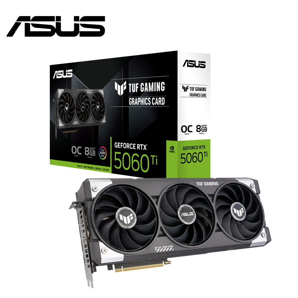 【ASUS 華碩】TUF-RTX5060TI-O8G-GAMING 顯示卡