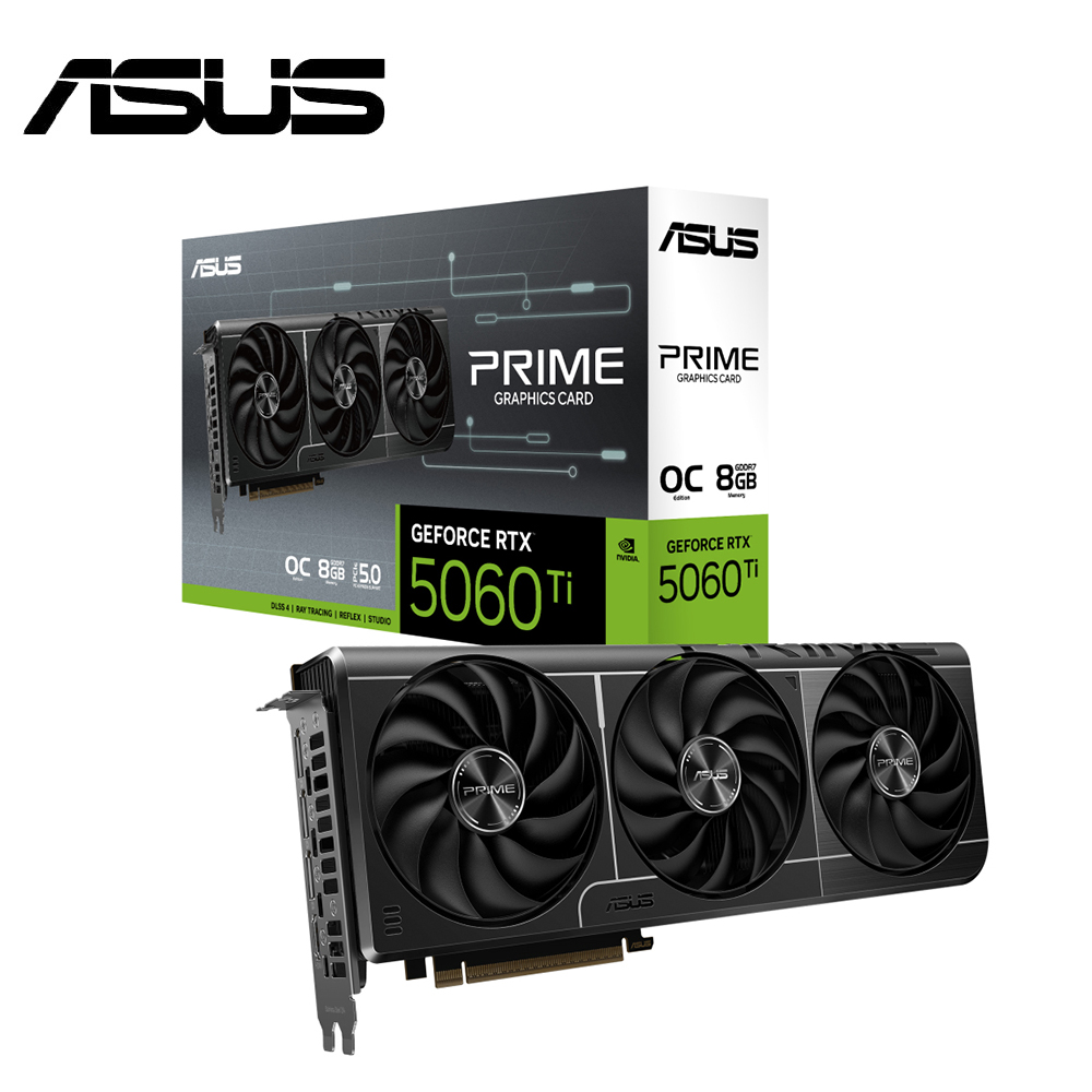 【ASUS 華碩】PRIME-RTX5060TI-O8G 顯示卡