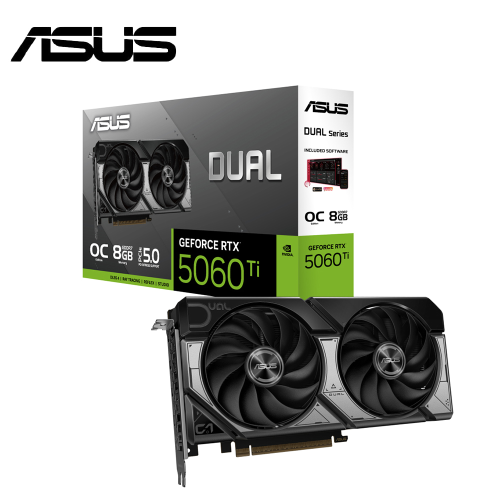 【ASUS 華碩】DUAL-RTX5060TI-O8G 顯示卡