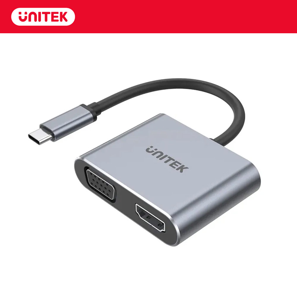 【UNITEK】USB-C TO HDMI/VGA轉接器