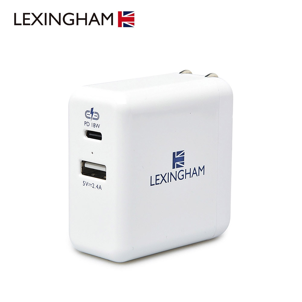 【LEXINGHAM 樂星翰】L5501 1A1C PD18W充電器-白