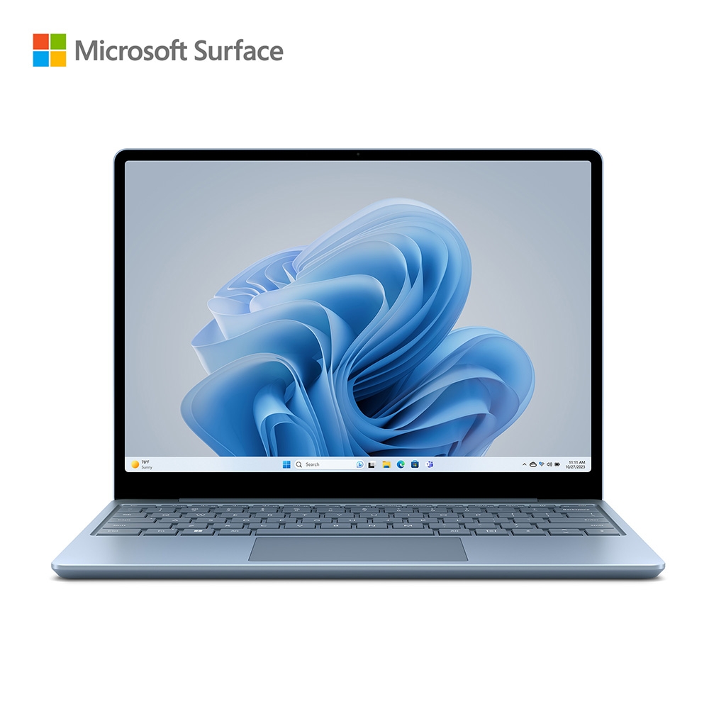 【Microsoft 微軟】Surface Laptop Go 3 12.4吋 i5 觸控筆電｜冰藍