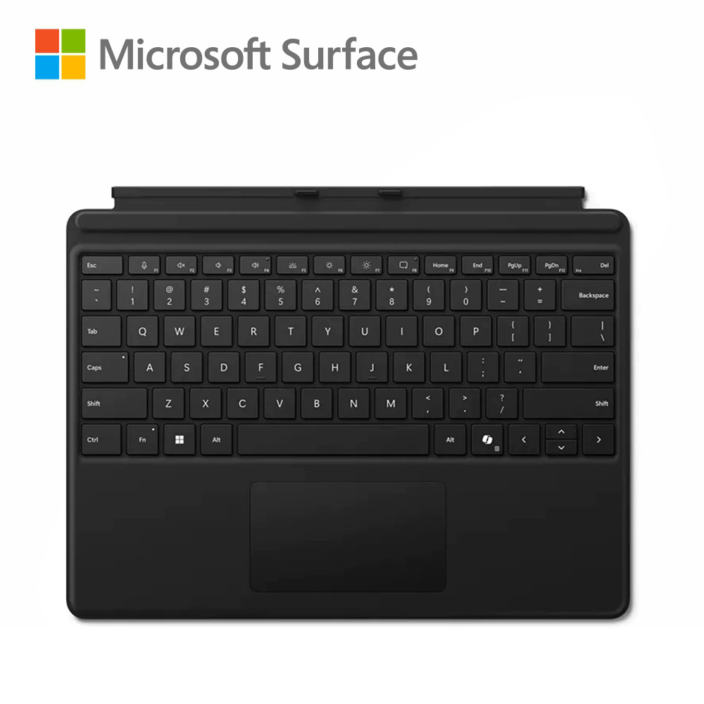 【Microsoft 微軟】Surface Go 實體鍵盤保護蓋 KCN-00040｜黑色