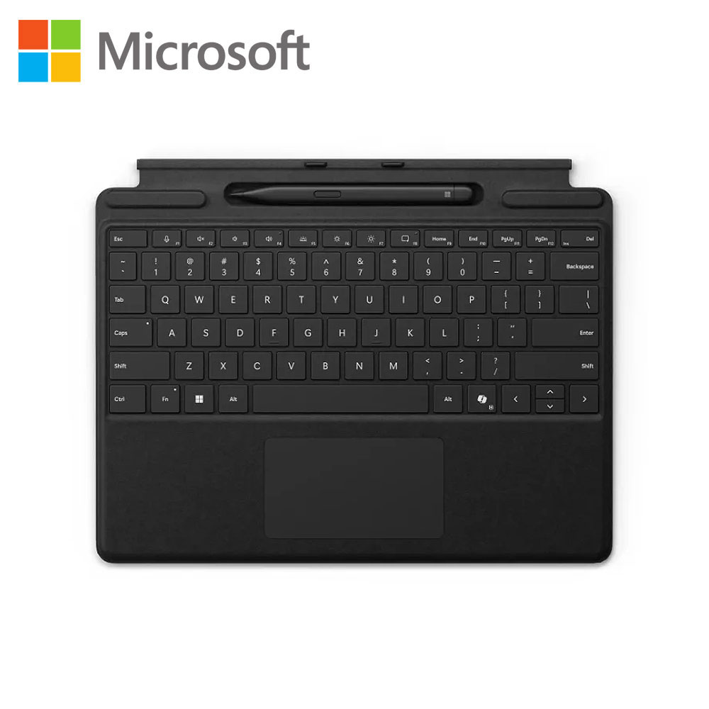 【Microsoft 微軟】Surface Pro CoPilot 含第二代手寫筆鍵盤蓋-墨黑