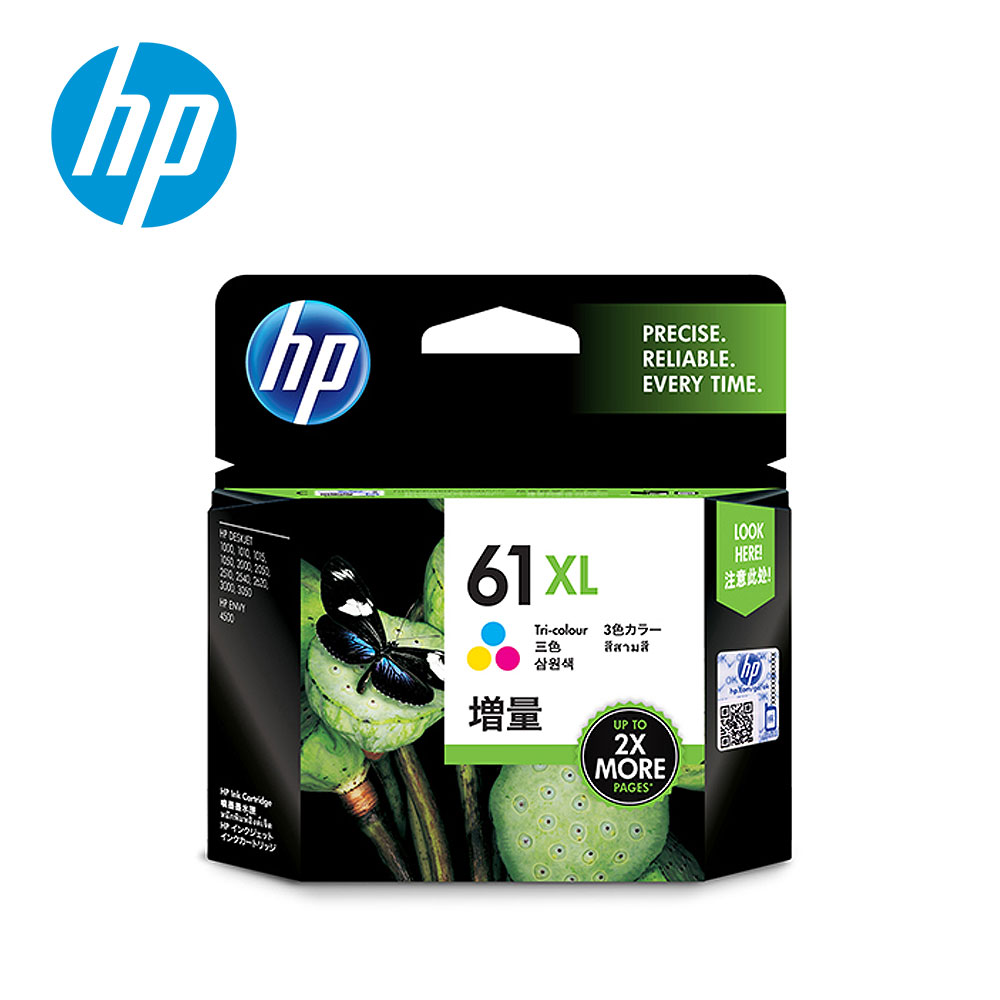 【HP 惠普】CH564WA No.61XL 彩色墨水匣