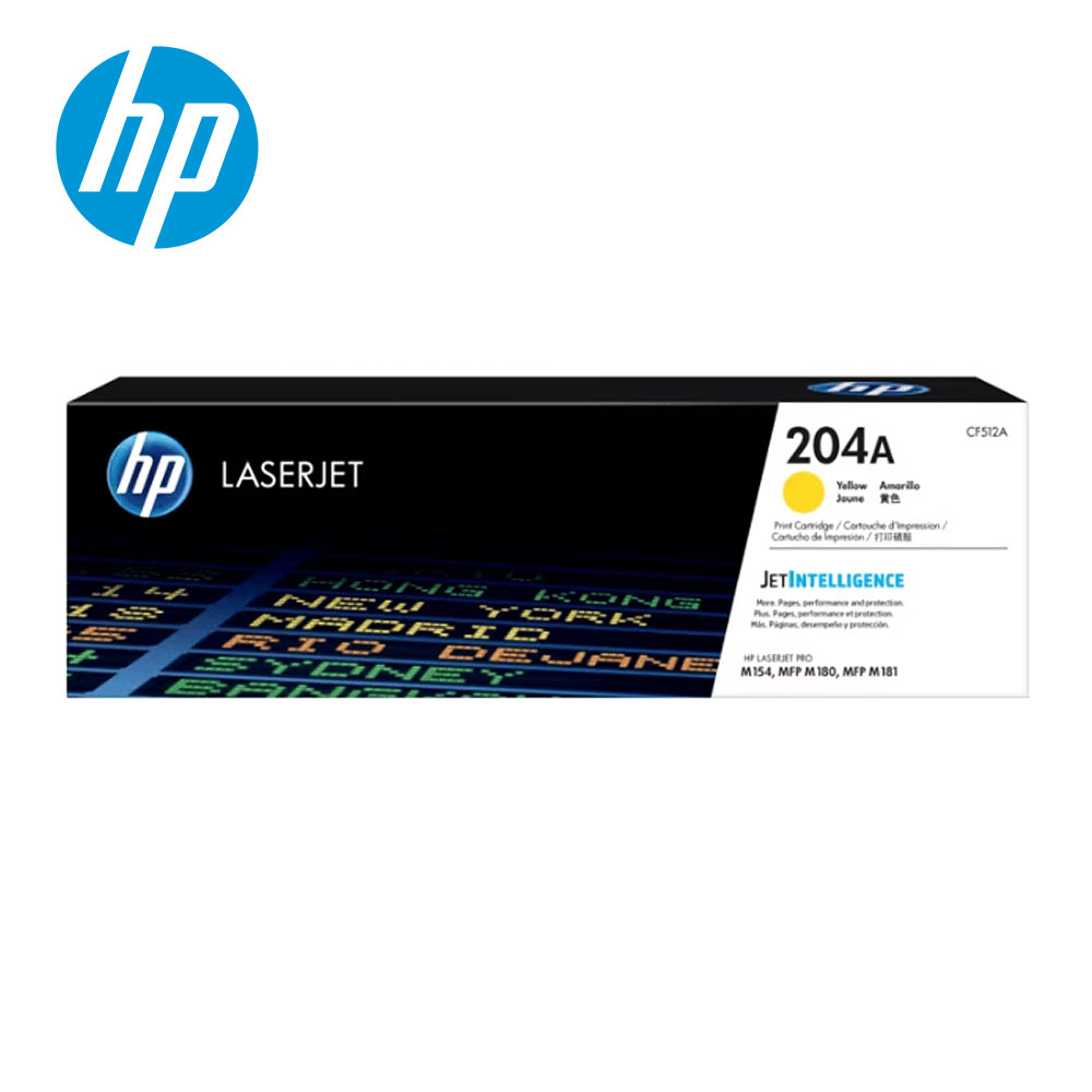 【HP 惠普】204A 黃色 原廠 LaserJet 碳粉匣 CF512A