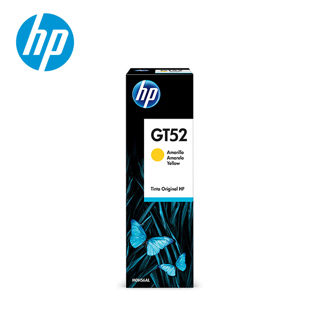 【HP 惠普】M0H56AA GT52 黃色墨水瓶