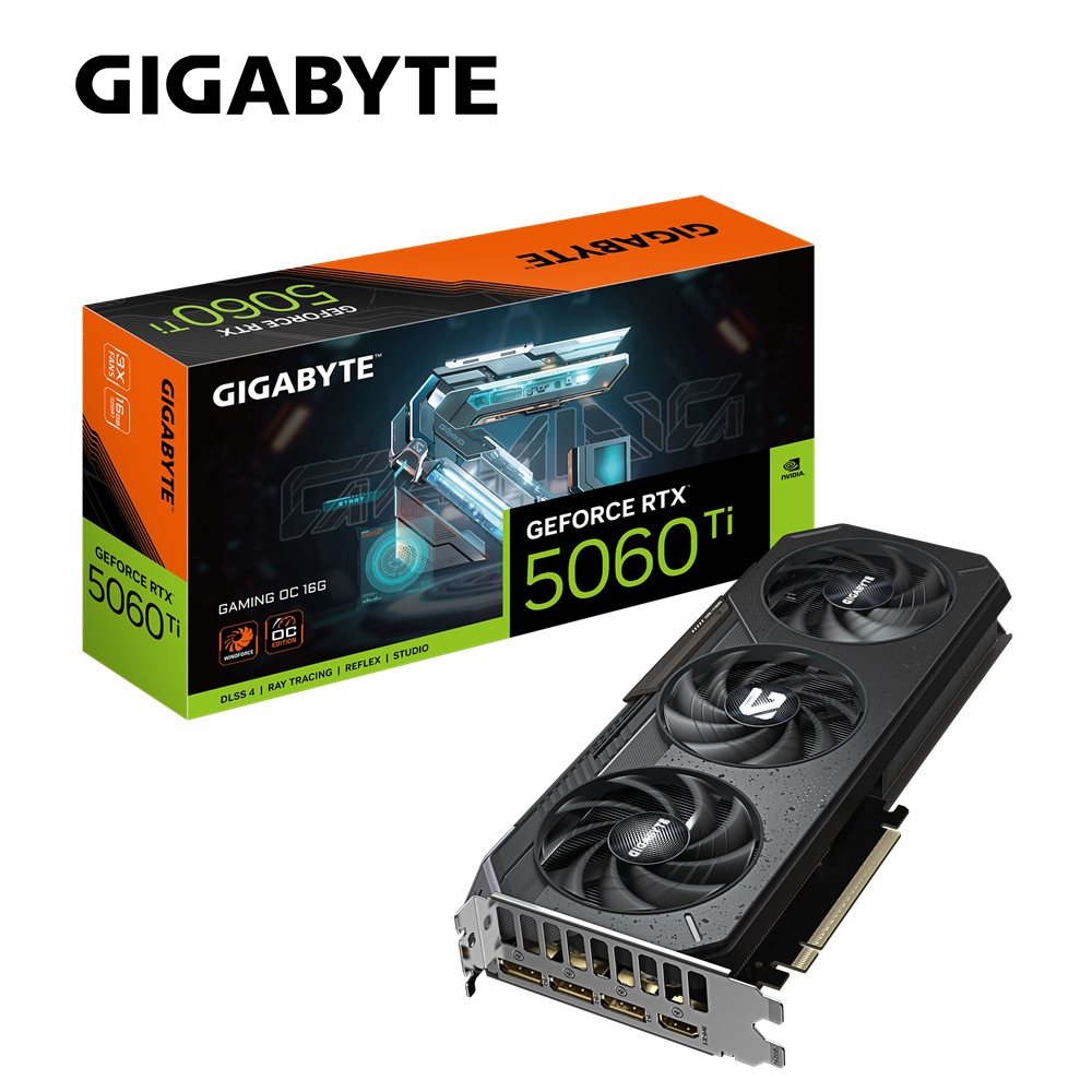 【GIGABYTE 技嘉】RTX 5060 Ti GAMING O16G 顯示卡