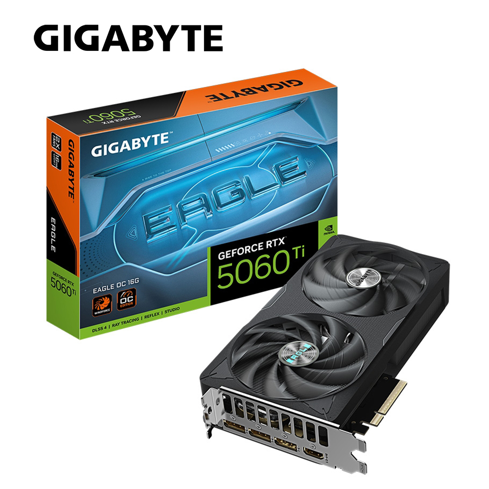 【GIGABYTE 技嘉】RTX5060Ti EAGLE O16G 顯示卡