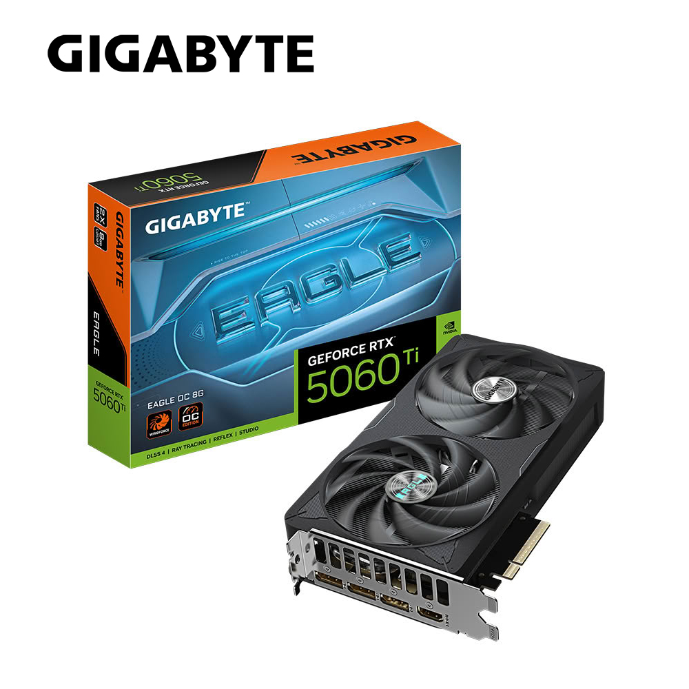 【GIGABYTE 技嘉】RTX 5060 Ti EAGLE O8G 顯示卡