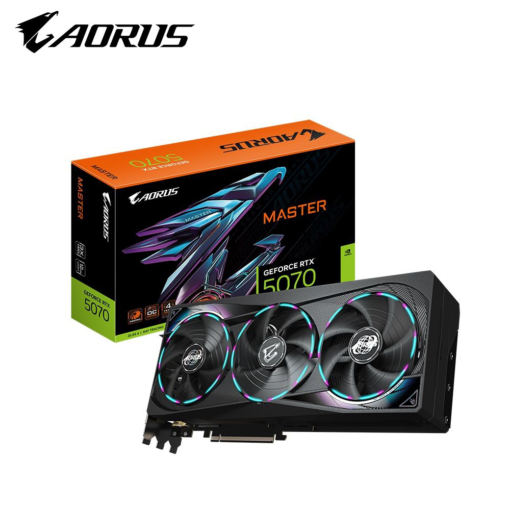 【GIGABYTE 技嘉】AORUS RTX5070 MASTER 12G 顯示卡