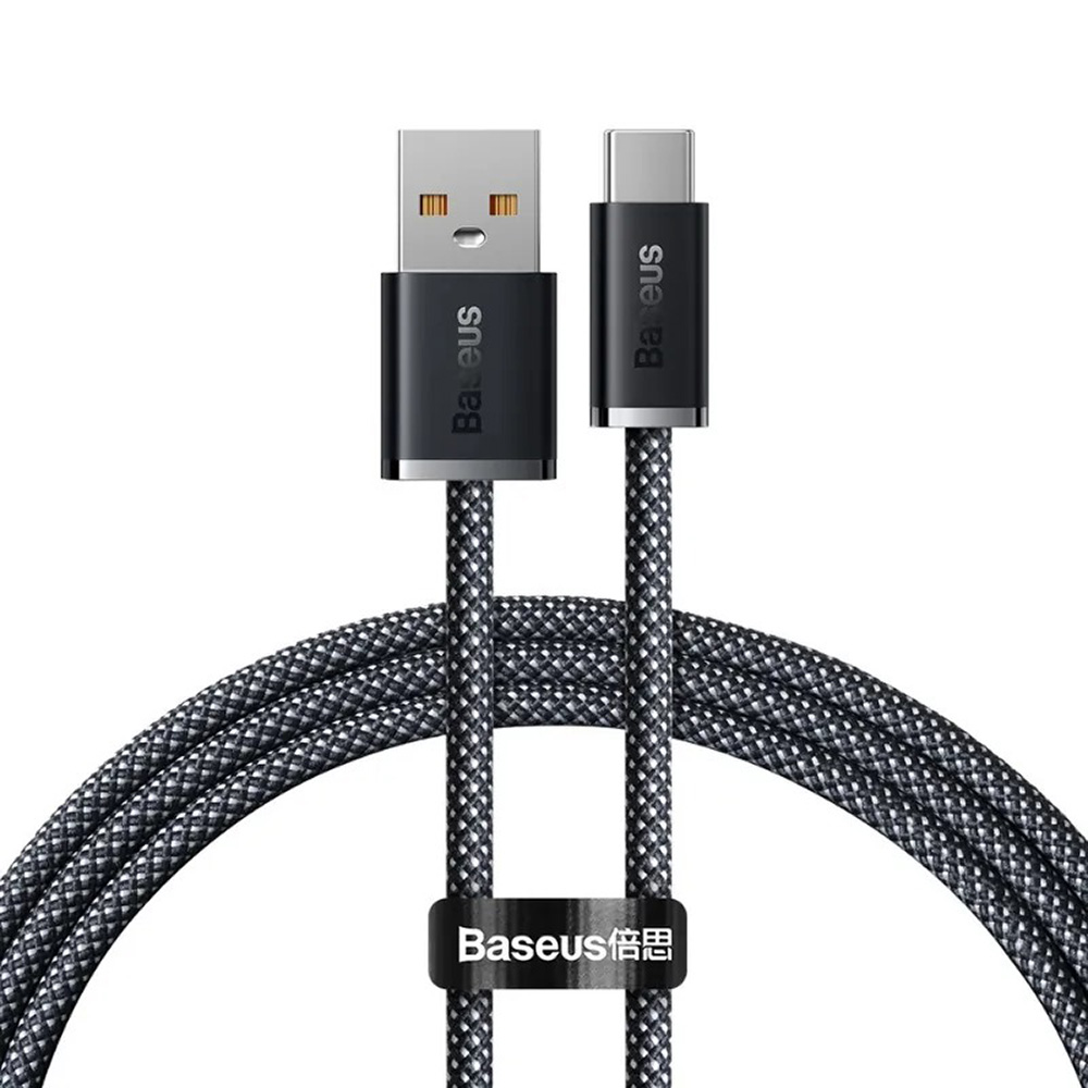 【Baseus倍思】靈動系列 USB to Type-C 100W 充電傳輸線 1M 深灰藍