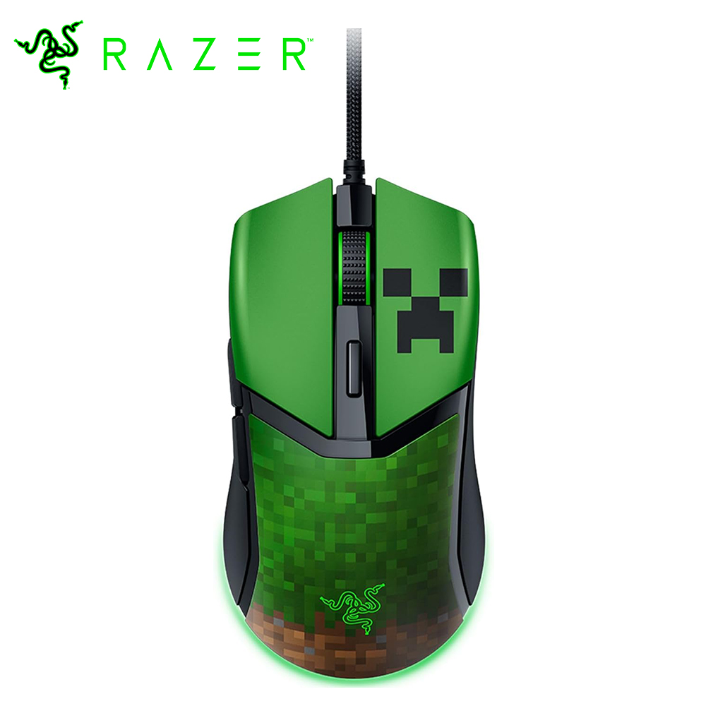 【Razer 雷蛇】Cobra Chroma RGB 電競滑鼠｜Minecraft 麥塊限定版