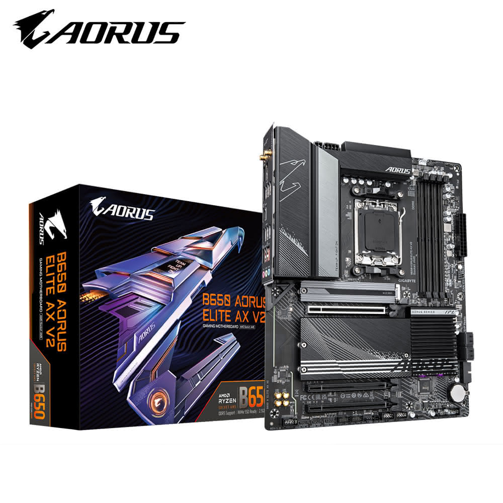 【GIGABYTE 技嘉】B650 AORUS ELITE AX V2 AMD主機板