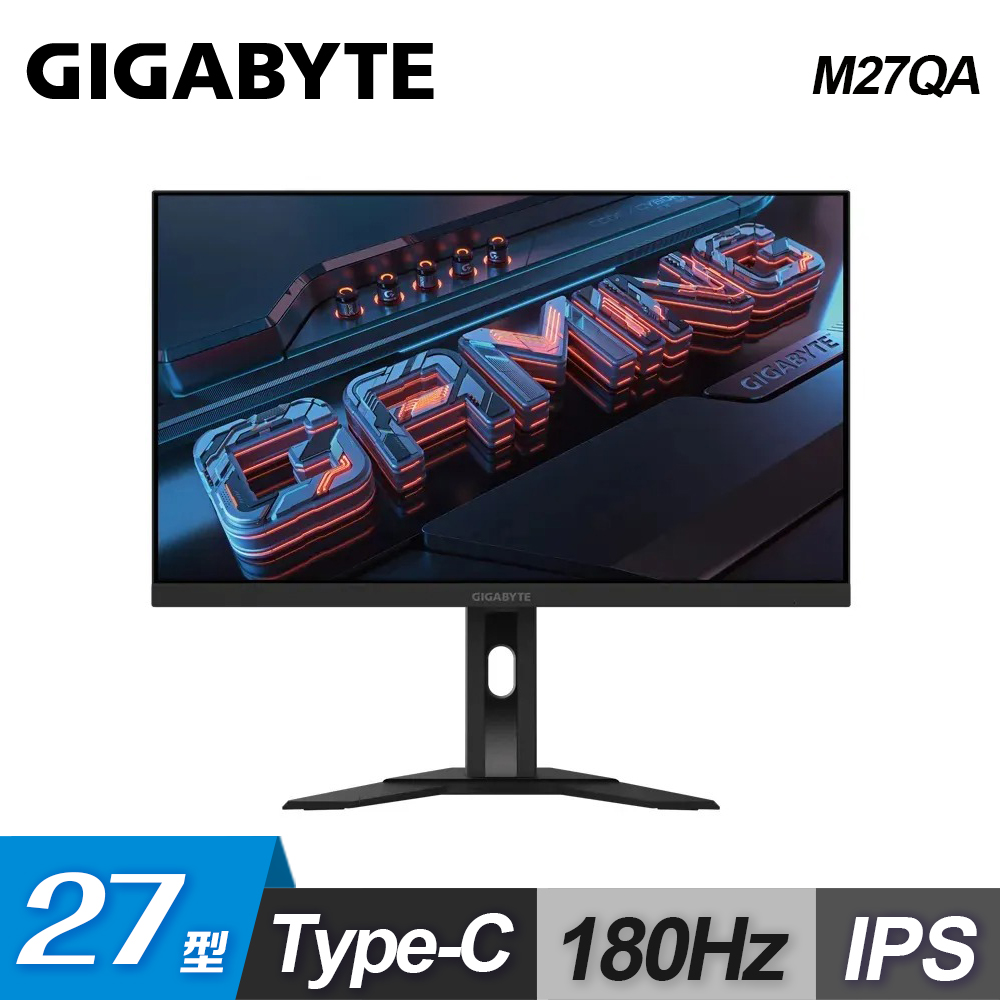 【GIGABYTE 技嘉】M27QA 27型 IPS 180Hz 電競螢幕