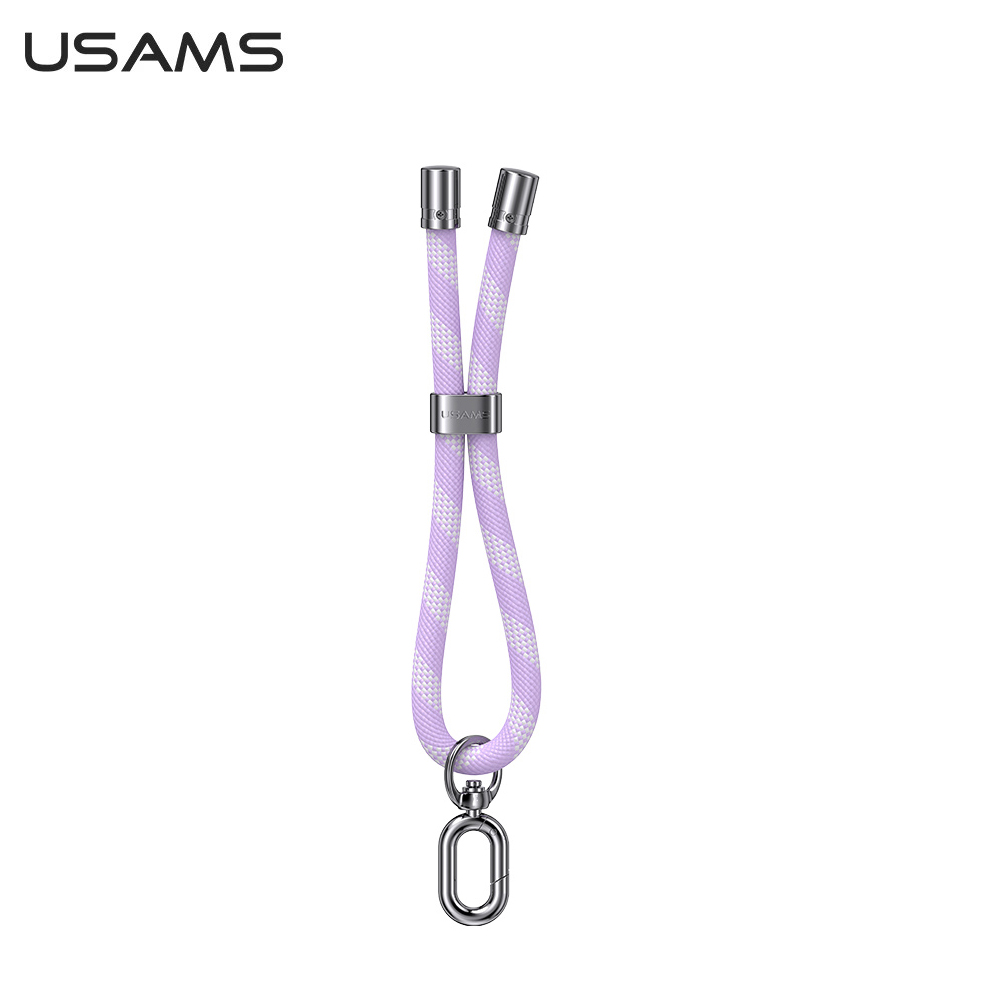 【USAMS】34CM 手腕手機掛繩 紫色