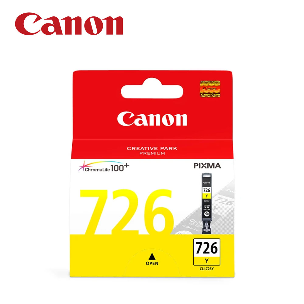 【CANON】CLI-726Y 黃色墨水匣