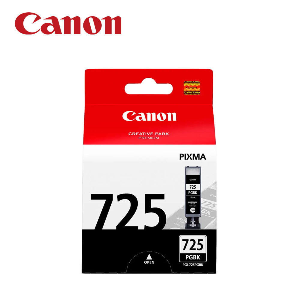 【CANON】PGI-725BK 黑色墨水匣