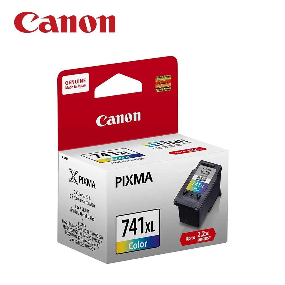 【CANON】CL-741XL 彩色高容量墨水匣
