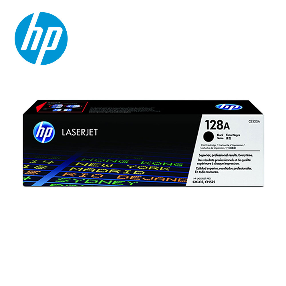 【HP 惠普】CE320A LaserJet 黑色碳粉匣 128A
