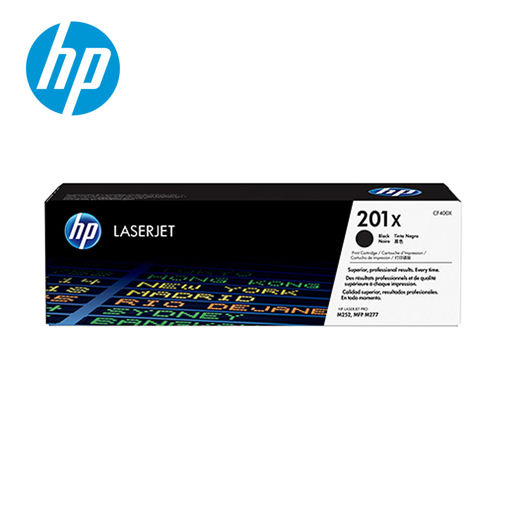 【HP 惠普】CF400X LaserJet 高容量黑色碳粉匣 201X