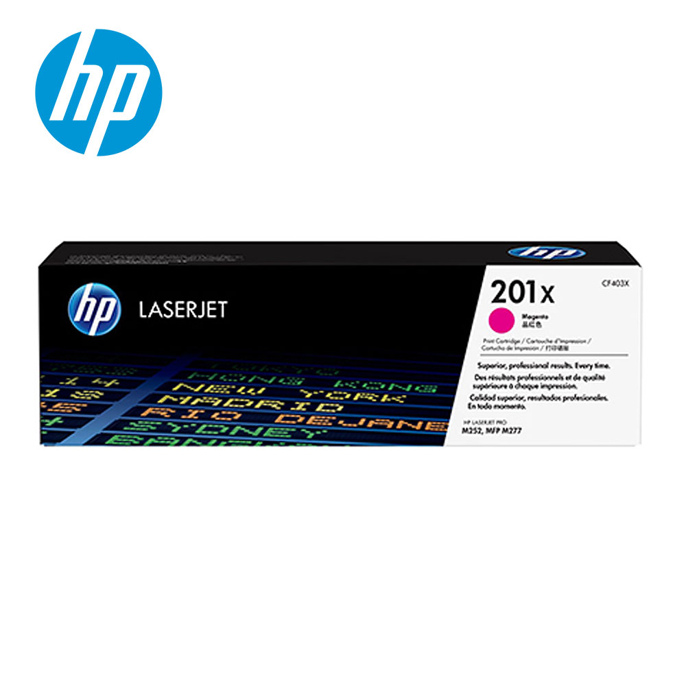 【HP 惠普】201X LaserJet 紅色碳粉匣 CF403X