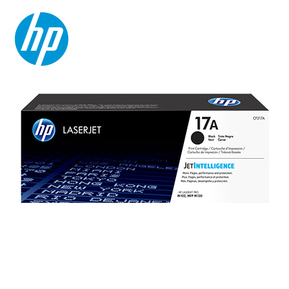 【HP 惠普】CF217A 黑色碳粉匣 17A