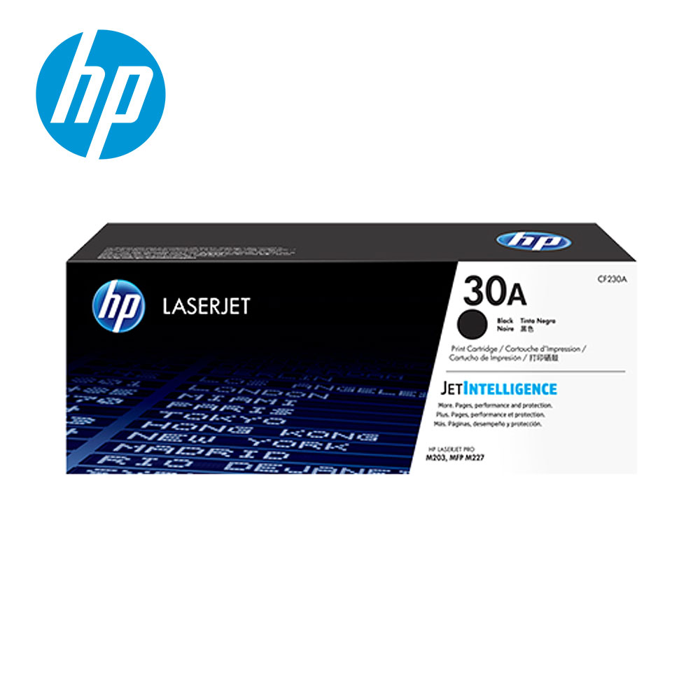 【HP 惠普】CF230A LaserJet 黑色碳粉匣 30A