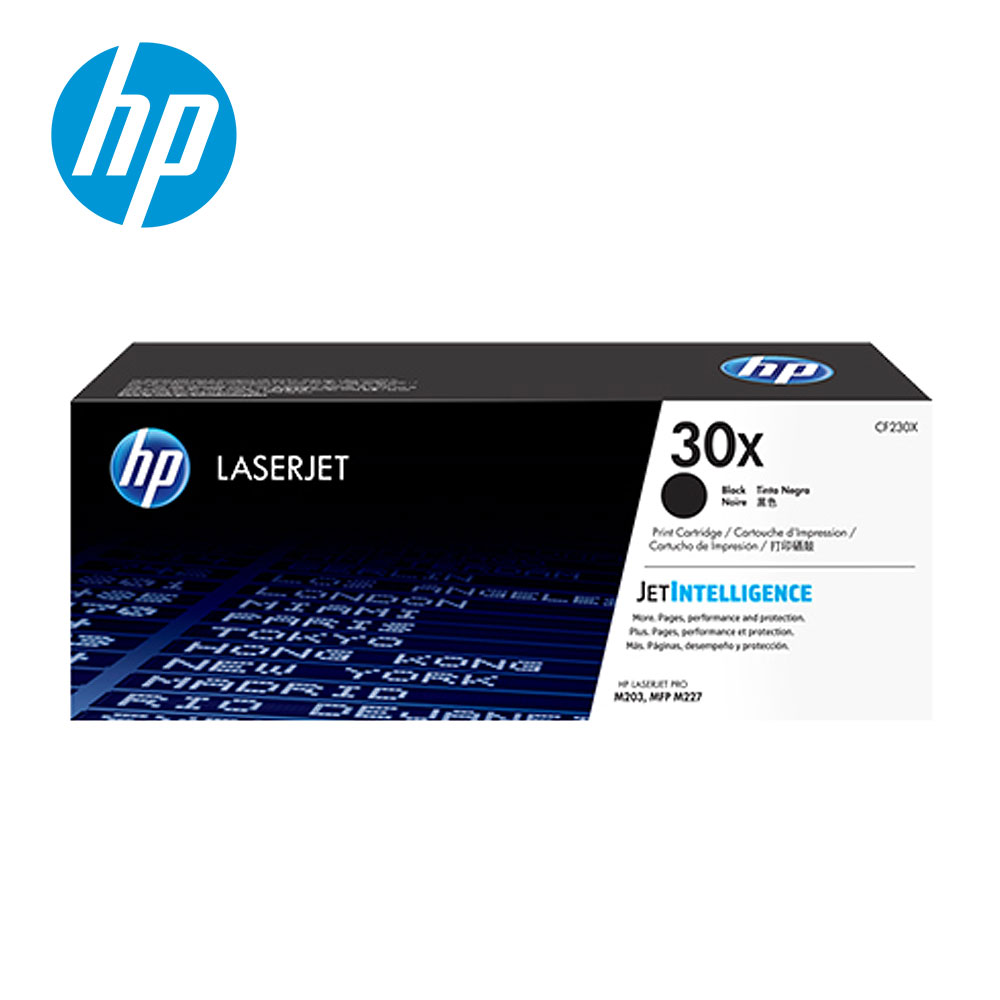 【HP 惠普】CF230X 黑色高容量碳粉匣(30X)