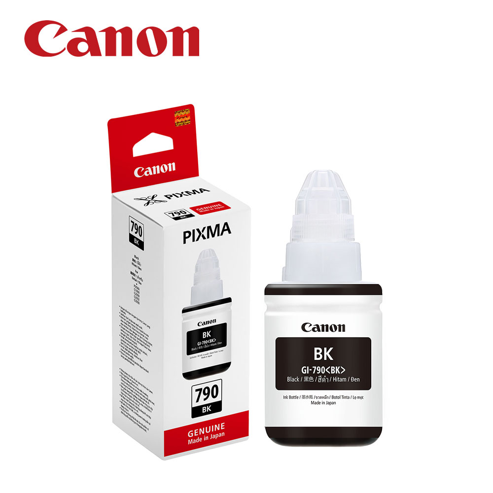 【Canon】GI-790 BK 黑色墨水