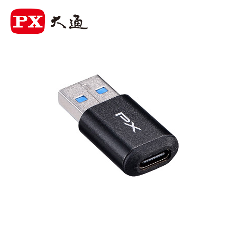 【PX大通】AC2 USB-A公 轉 TYPE-C母 轉接頭