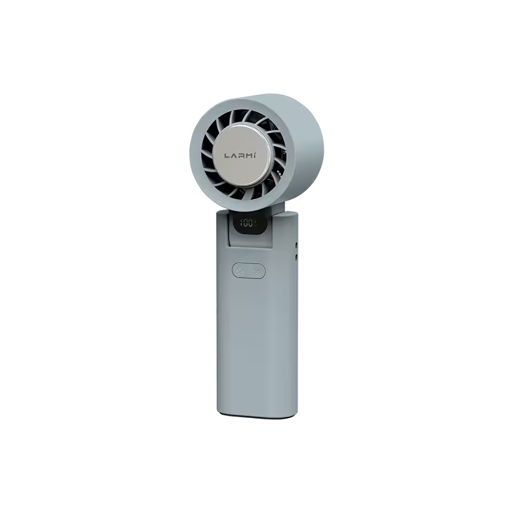 【LARMI 樂米】LMF08 手持高速製冷風扇《水泥灰》